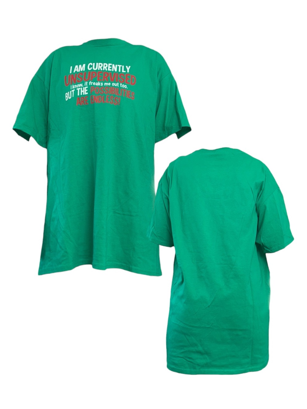 NWOT Unsupervised Humor Shirt